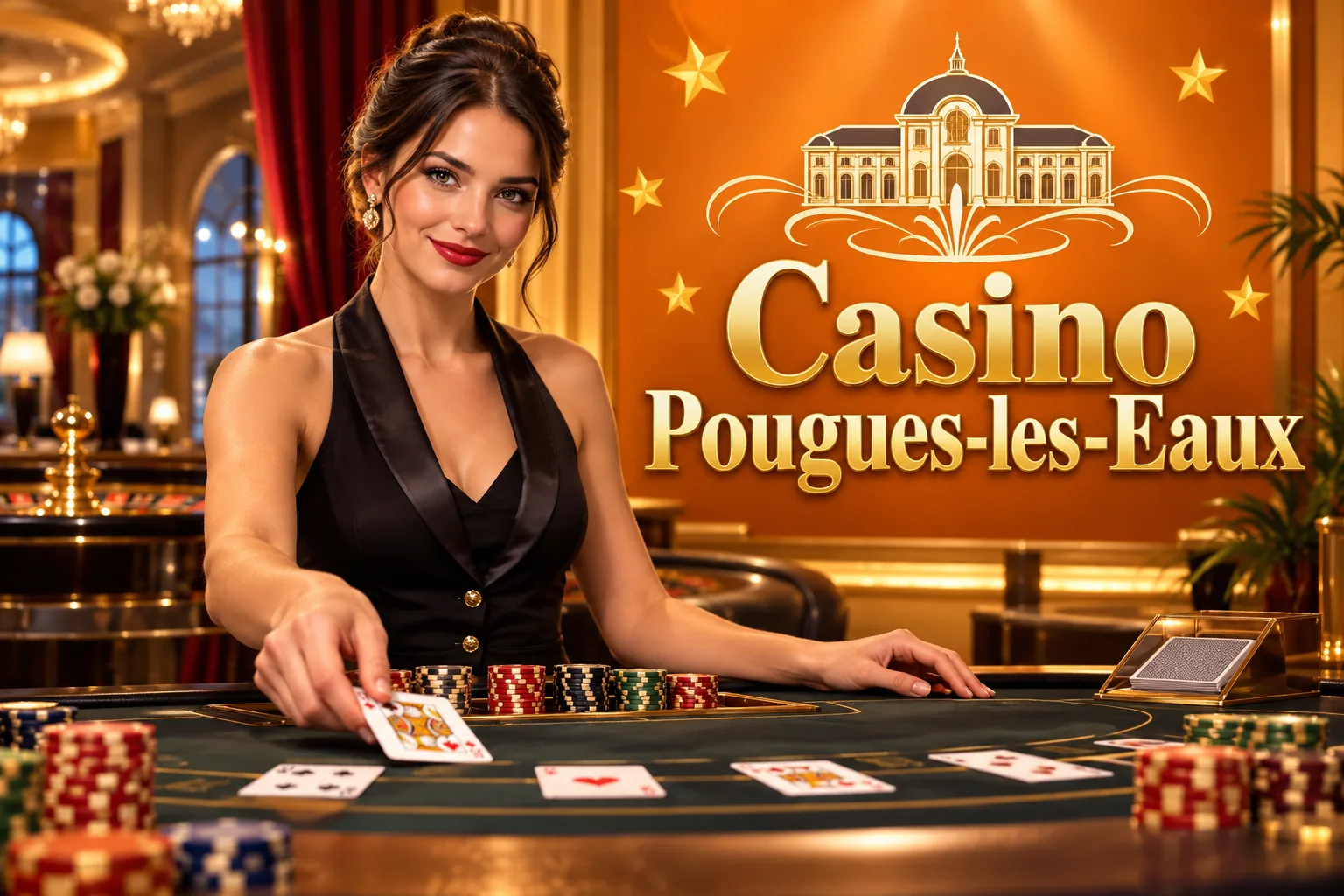 Tables en direct : roulette anglaise, blackjack, boule, poker